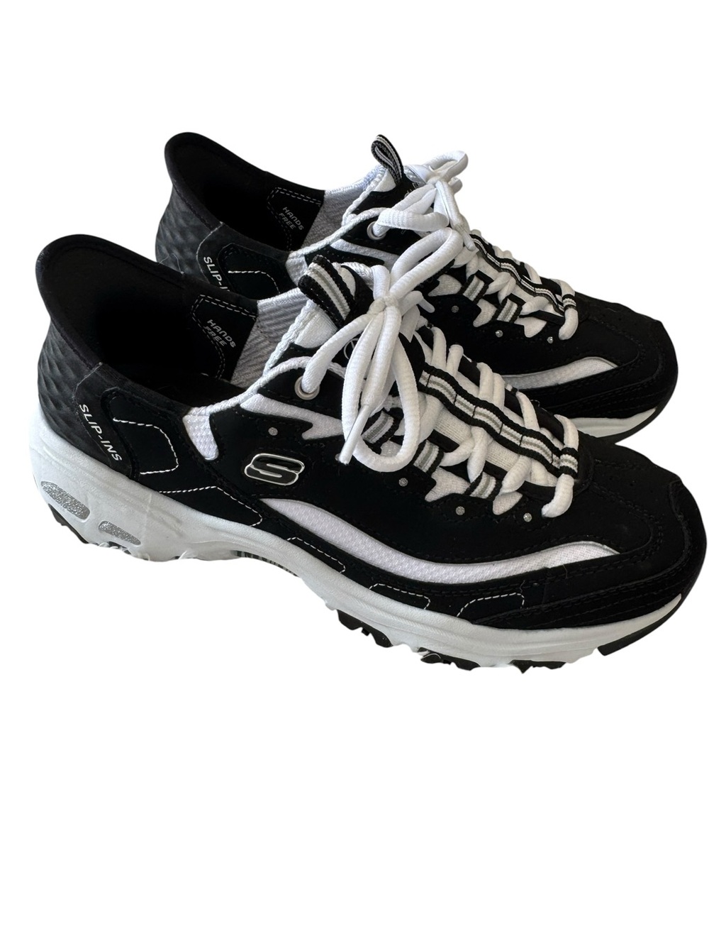 Skechers Women's D'Lites Fan Girl Hands Free Slip-ins Sneaker Size 7